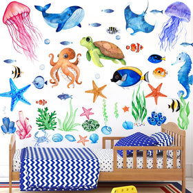 Sinekong Ocean Fish wall decal bubbles element for underwater effect.