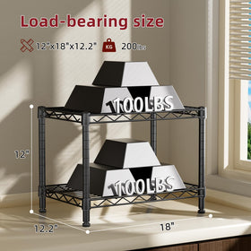 SINGAYE adjustable-height wire shelf with enhanced balance feet