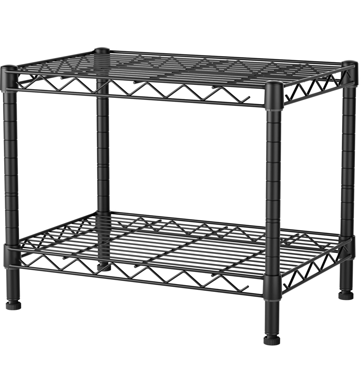 SINGAYE 2 small wire shelf in kitchen with secure mesh