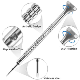 Singcci hardened metal blades resist rust for longer-lasting delicate repairs.