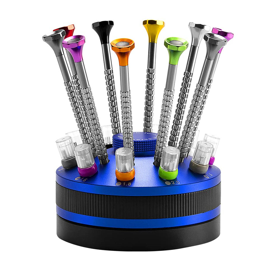 Singcci precision watch screwdriver set with flat blades for precise jewelry and watch repairs.