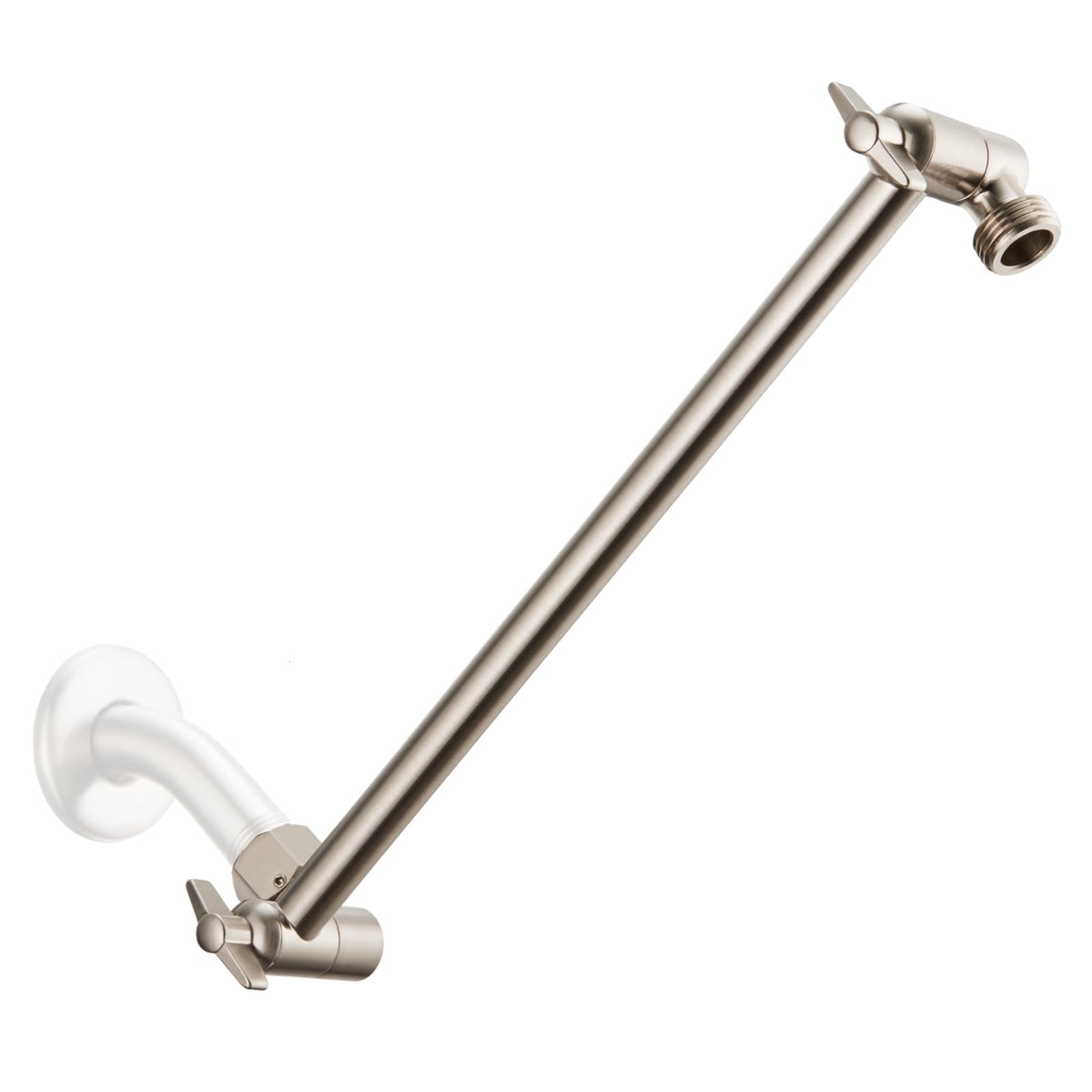 Singing Rain 11-inch extension arm with locking set screw for stable shower height