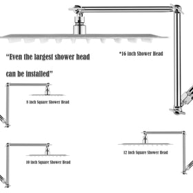 Singing Rain stainless steel design withstands moisture and daily use.
