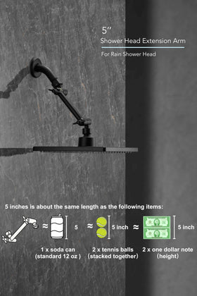 Singing Rain easy installation with standard fittings at home.
