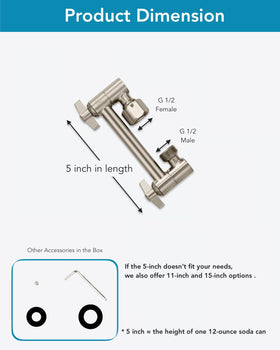 Locking nut with hex key seals the connection to minimize movement.