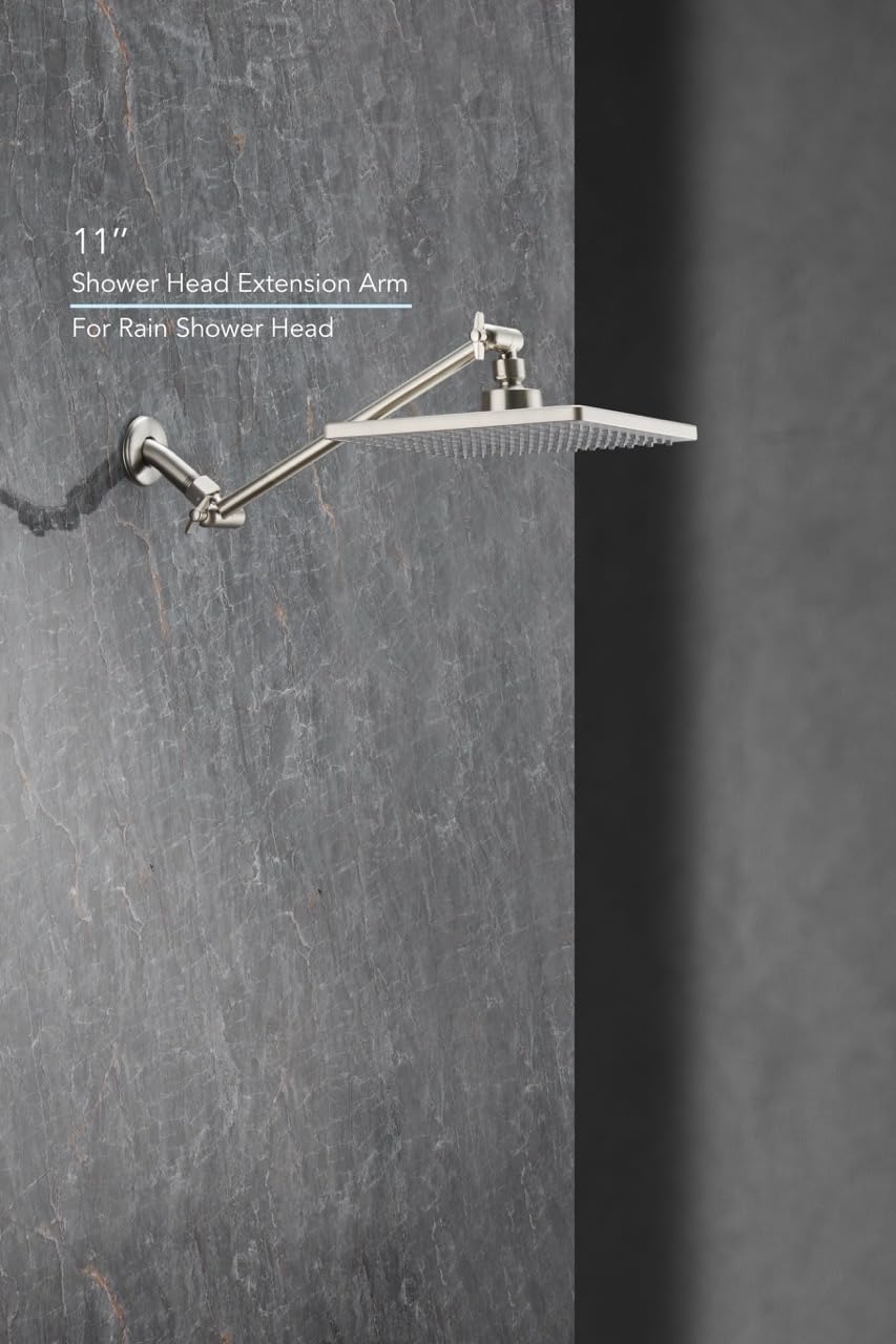 Singing Rain modern and durable bathroom hardware complements any shower setup
