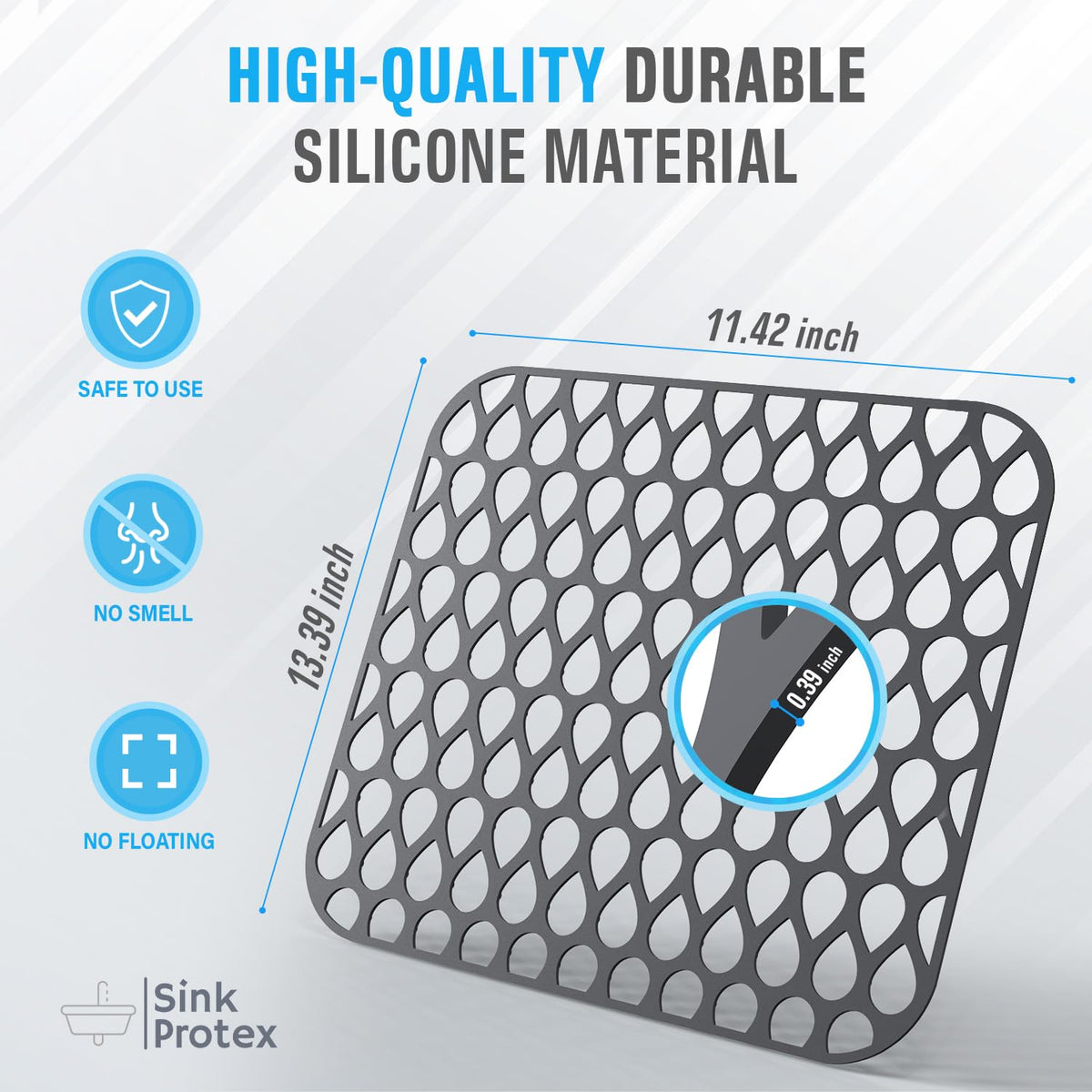 Sink Protex mats resist heat up to 500°F protecting sink bases during cooking.