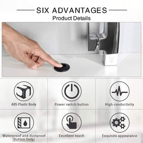 SINKINGDOM 60-inch air tube enables flexible routing.
