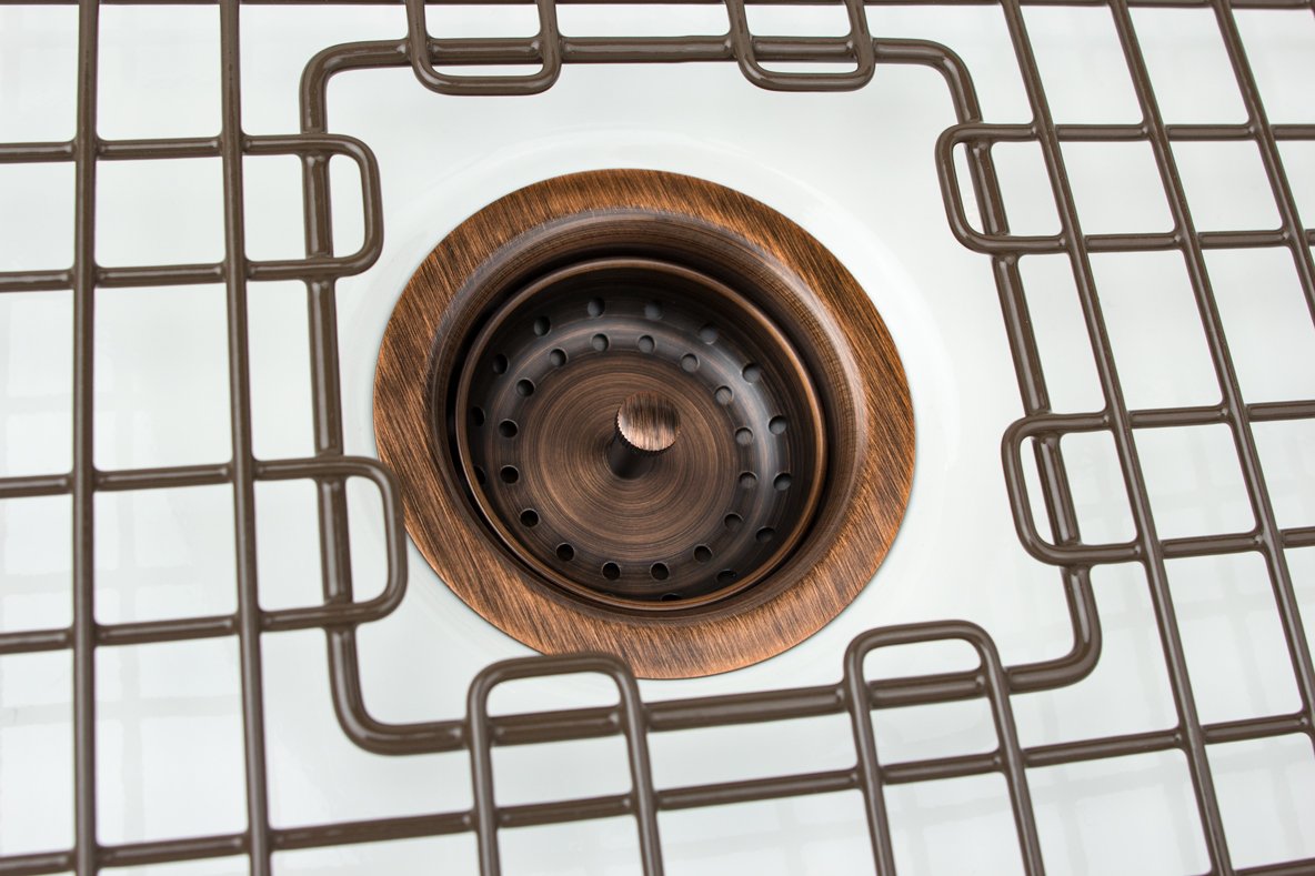 Sinkology TB35-01 Easy installation basket strainer fits standard drains