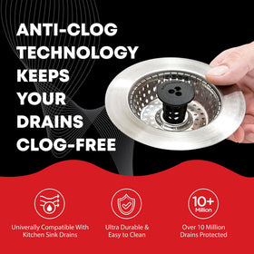 SinkShroom 2-pack packaged shot conveys value and compatibility