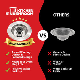 SinkShroom patent-relevant design closeup underlines innovation