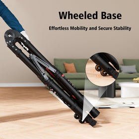 SINMEIRUN anti-slip step design enhances stability during climbs and tasks.
