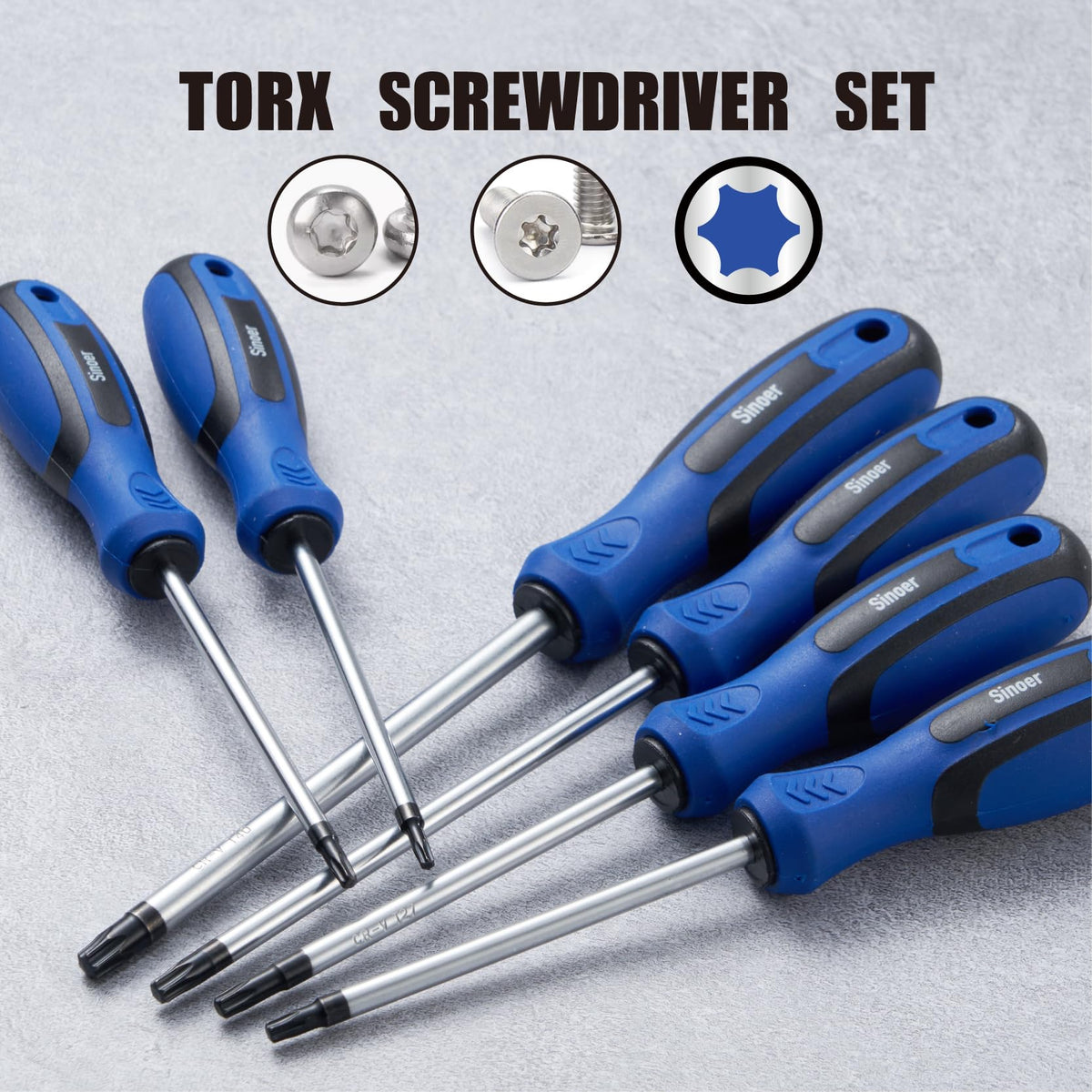 Sinoer demagnetizer included adds versatility for handling tiny screws.