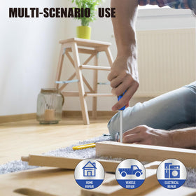 Sinoer torx-screwdrivers blue-handle ergonomic-design for comfortable use over long projects.