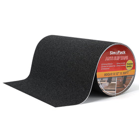 SinoPack black anti-slip tape on stairs for durable traction