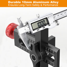 Sinpiode aluminum cabinet hardware tool shown for durable, long-lasting projects.