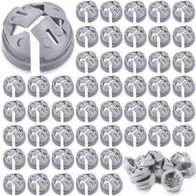 Sintuff 120-piece gray NM cable connectors protect cables in electrical boxes.