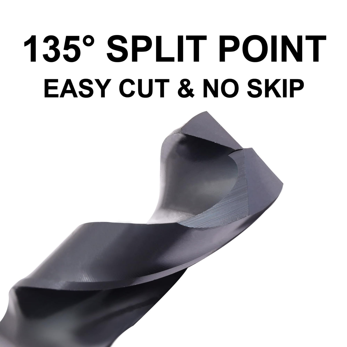 Sinyeenglon 135-degree split point for precise drilling and less wandering.