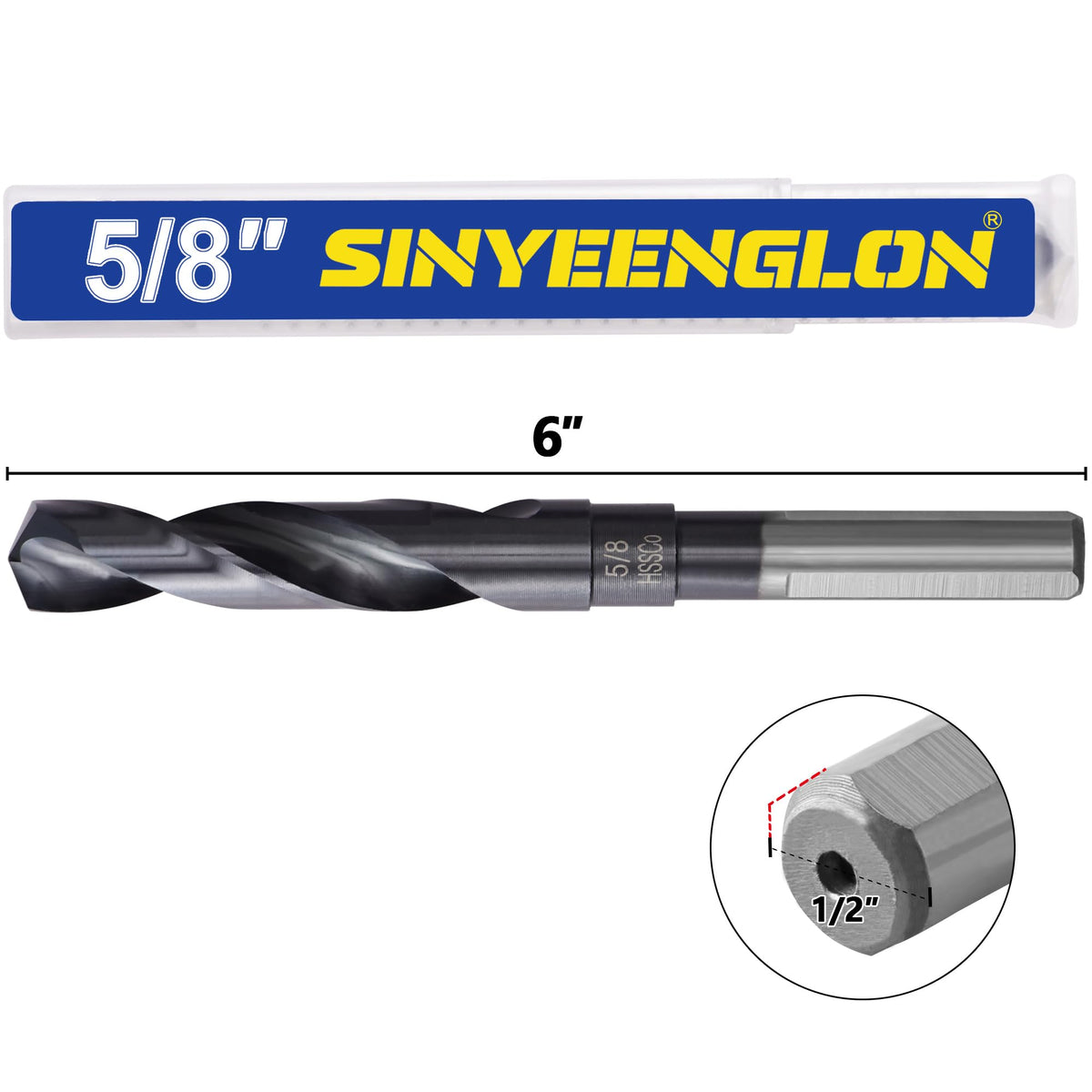 Sinyeenglon drill bit with aluminum titanium nitride coating for high heat resistance.