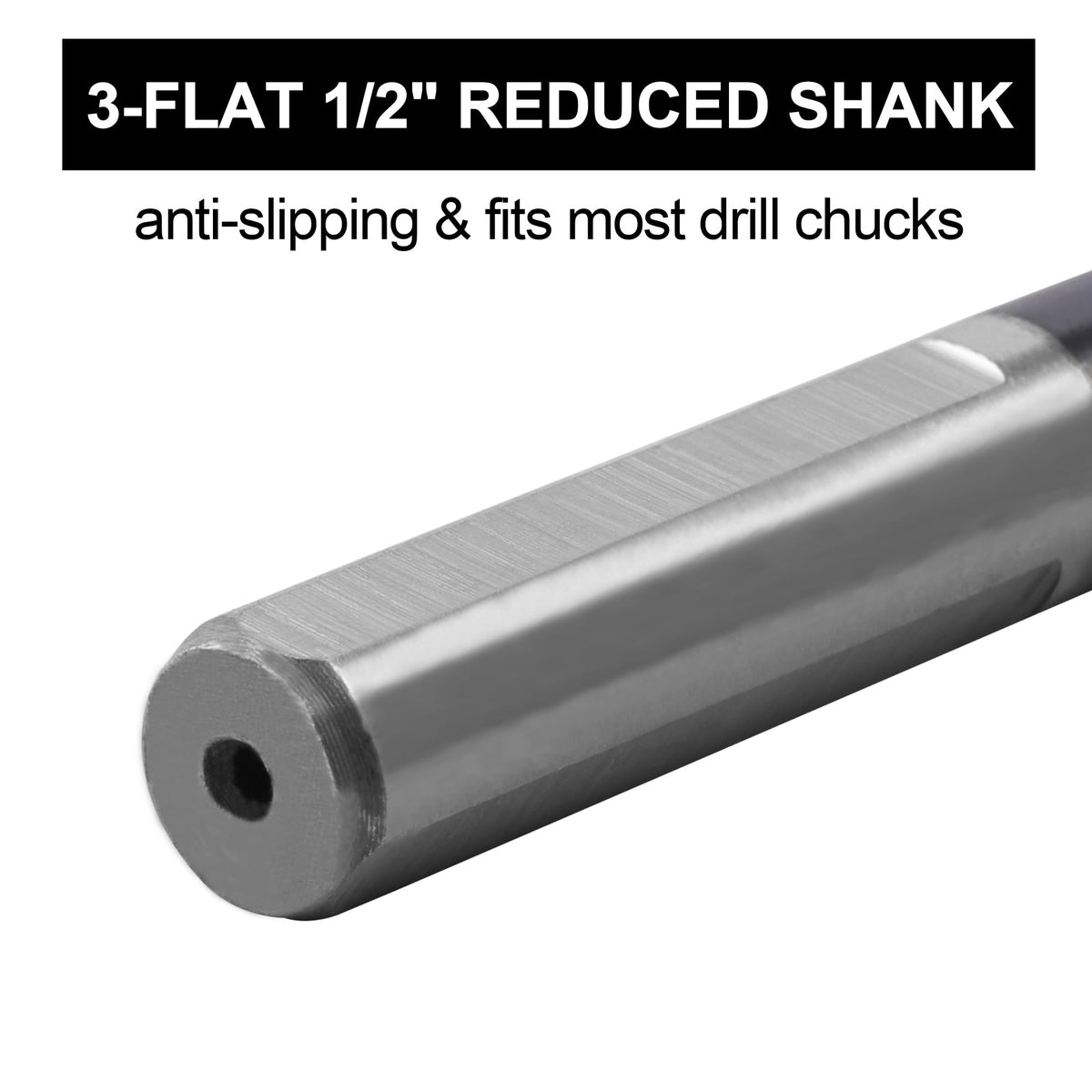Sinyeenglon versatile bit for stainless steel, cast iron, copper, and aluminum.