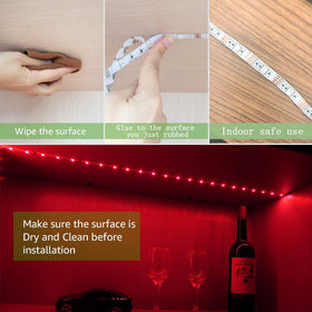 Sinzau LED strip 2m bedroom ambiance lighting and mood setting.