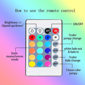 Sinzau LED strip 2m dimming and color options for ambience.