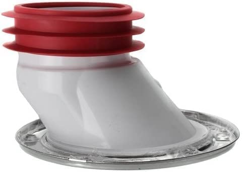 Sioux Chief 889-GPOM flange offset white with IN4 gasket for 4-inch PVC piping