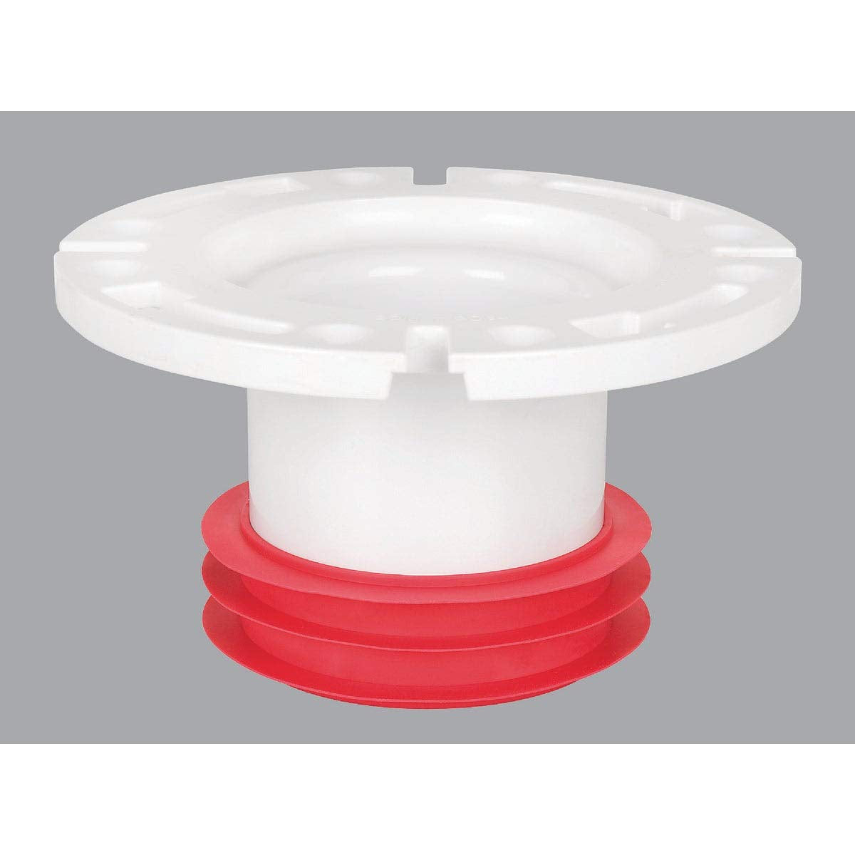 Sioux Chief push-tite cist flange PBS44AZ shows easy installation and reliable DWV seal.
