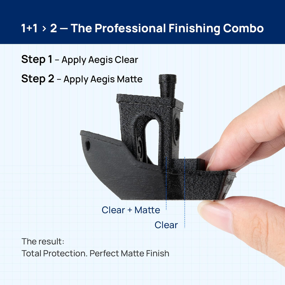 Siraya Tech Aegis Matte carbon fiber print sealed for smoother surface