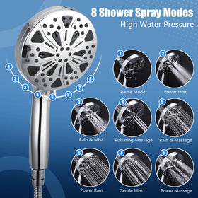 SIROWA eight spray modes plus two power wash modes for versatility