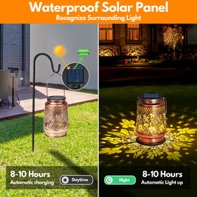 IP65 waterproof construction ensures year-round use in rain or snow.