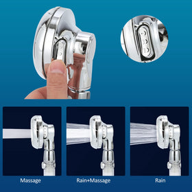 Sisiten RV camper shower setup shown for convenient outdoor use.