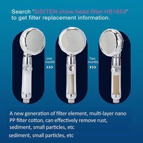 Sisiten RV high-pressure jet demonstrates powerful showering performance.