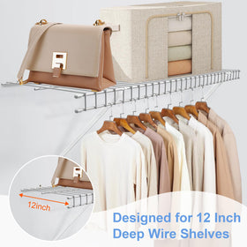 Sissinda versatile brackets for closets, kitchens, garages, pantries