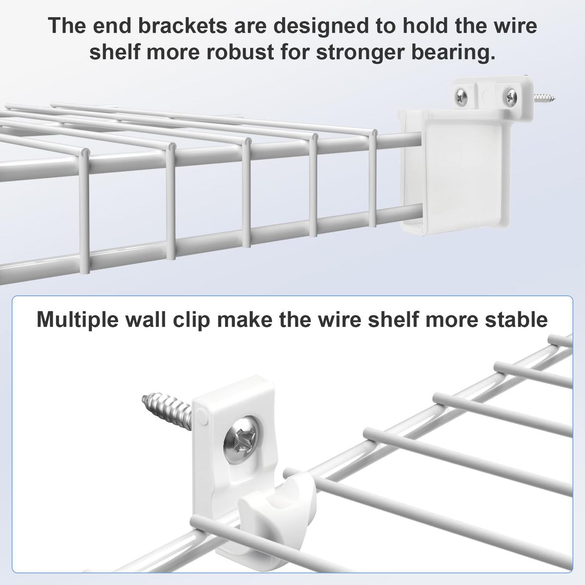 Sissinda hook-on design enables fast, tool-free installation