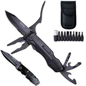 SIUPRO multitool pocket knife with folding blade for versatile outdoor tasks