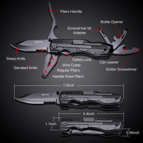 SIUPRO multitool stainless steel pliers for reliable gripping and adjustments