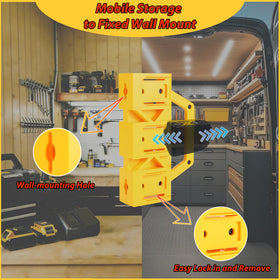 Sivsis dewalt-battery-slot-airtag includes AirTag slot for quick locate on site.