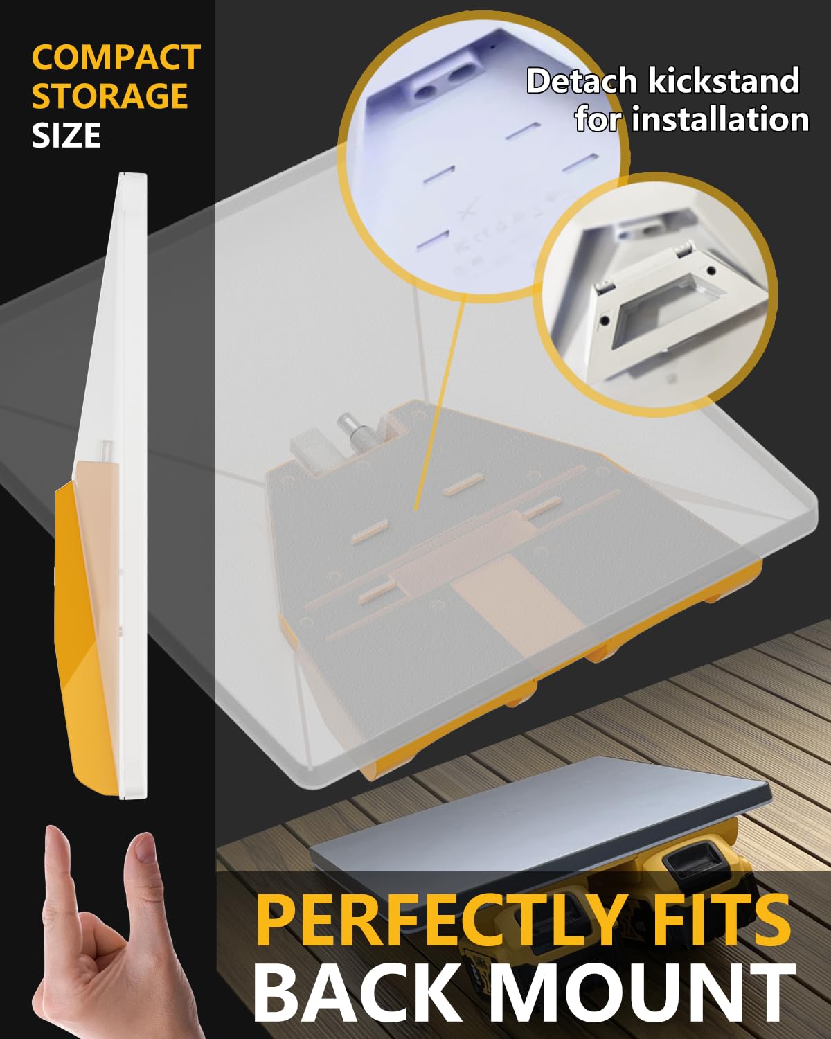 Durable ABS material of the Sivsis adapter for rugged outdoor use