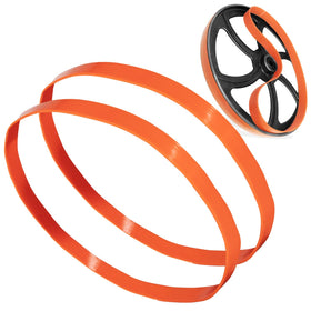 Sixcow urethane band saw tire, 14in two-pack, for easy replacement and tracking.