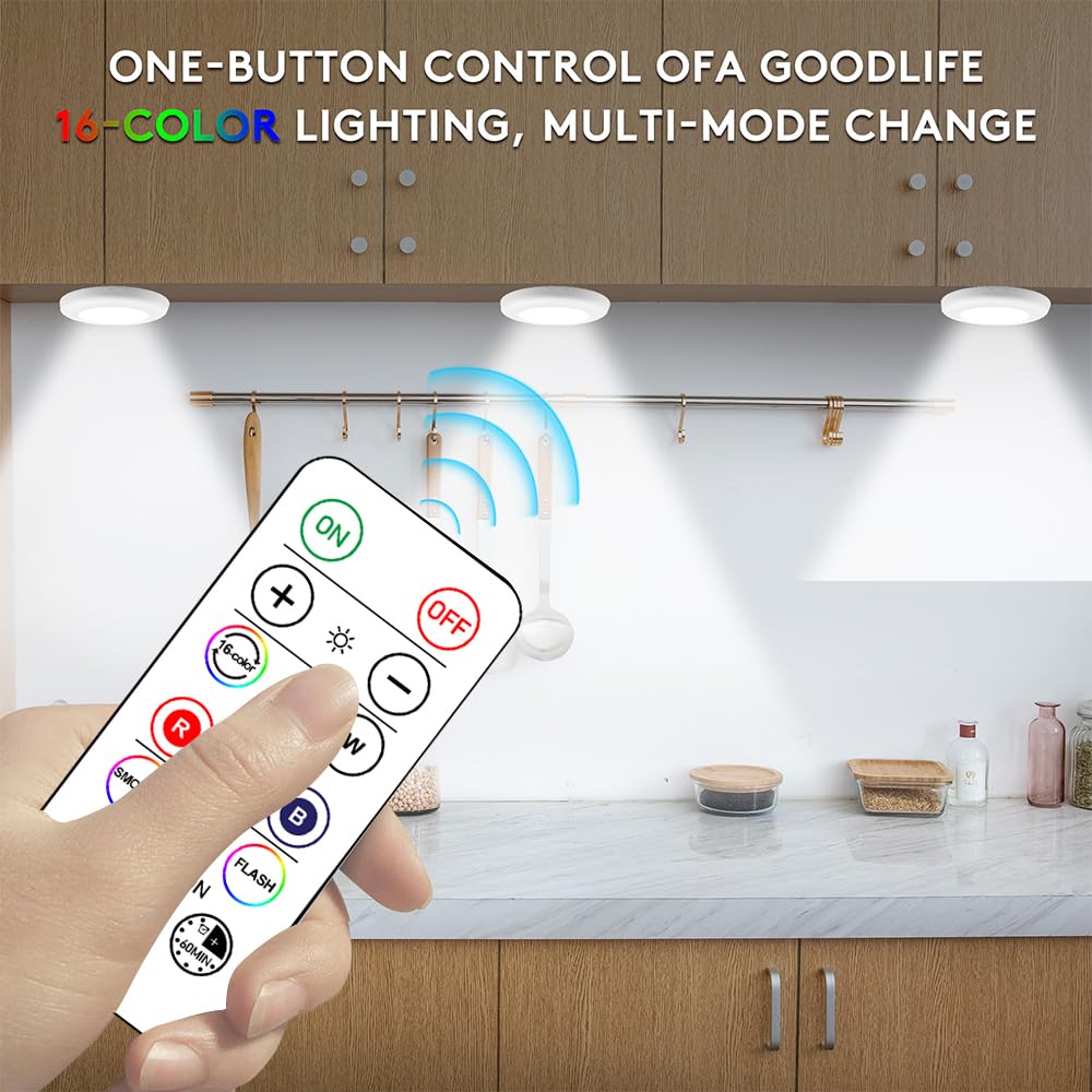 SIXDEFLY LED night light with remote control for easy operation