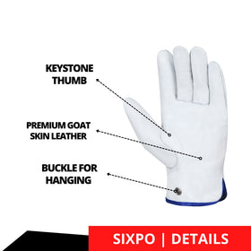 SIXPO Gunn-cut design gloves shown for enhanced dexterity