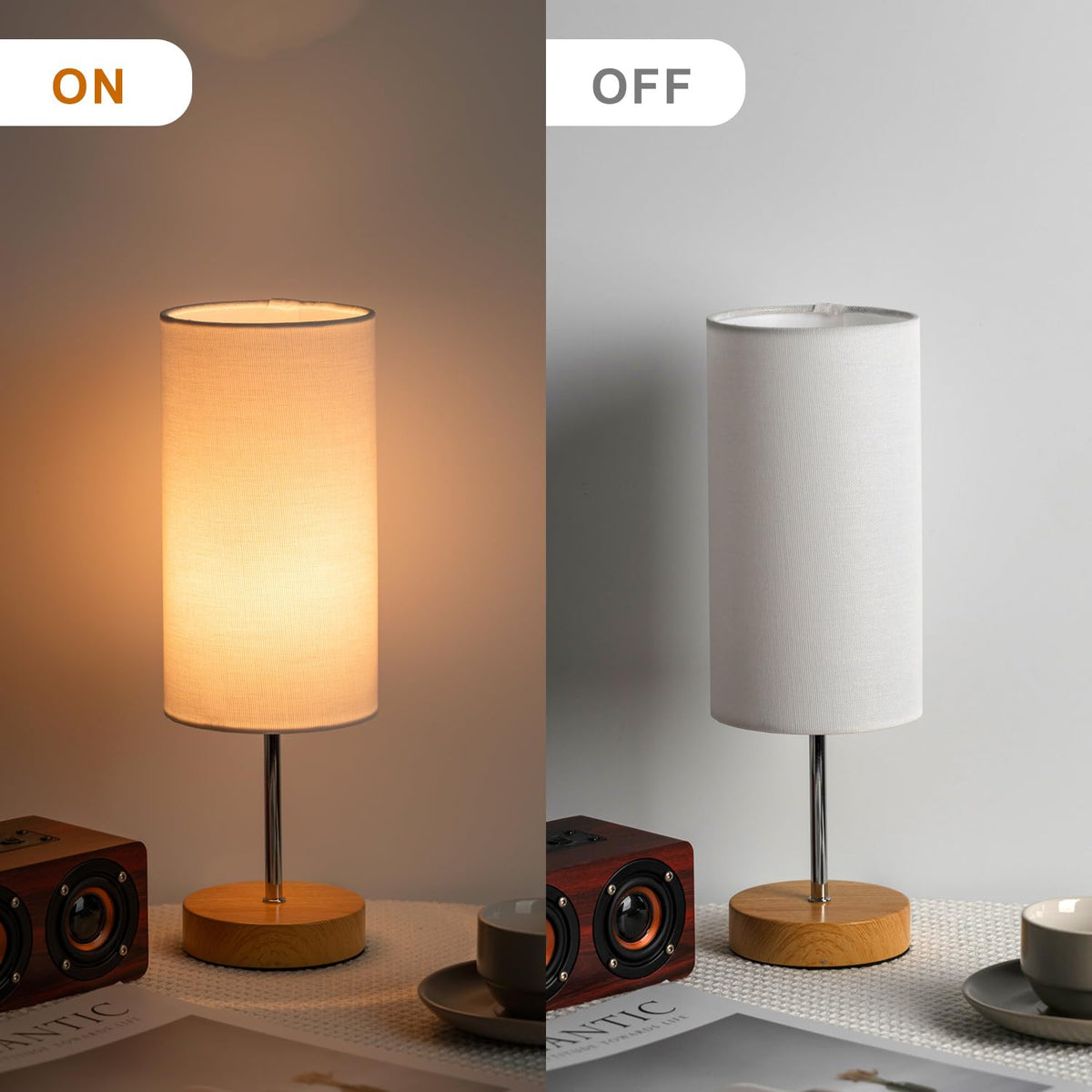 SIXZOONM bedroom and living room lamp suitable for nightstands and desks