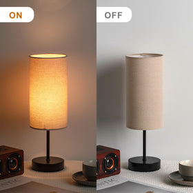 SIXZOONM round linen shade decor piece for a warm bedroom
