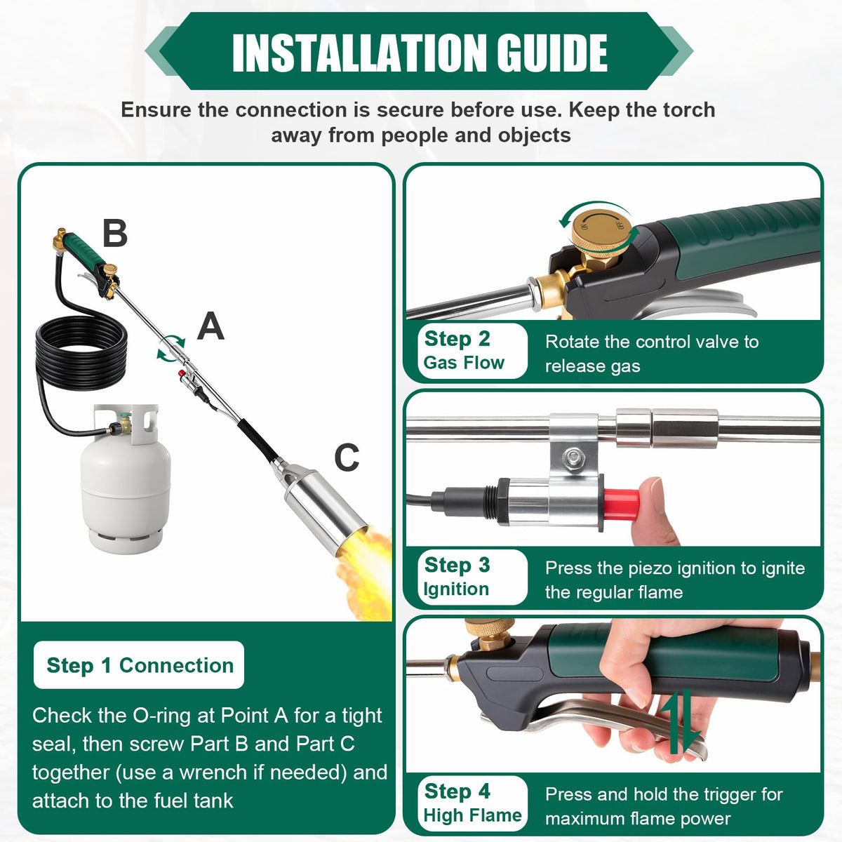 Siziviki outdoor heat tool delivering high performance for driveways and yards.