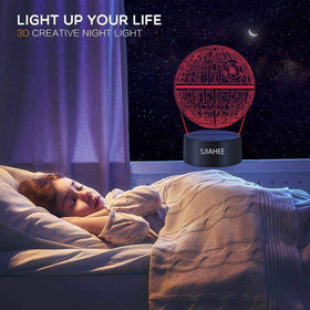 SJIAHEE Star Wars lamp makes a great gift or display piece.