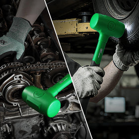 SK 28oz Dead Blow Hammer surface protection during use