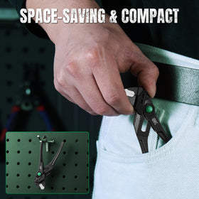 SK 4-Inch Pliers Wrench weighs 72 g, pocket-friendly for on-the-go repairs.