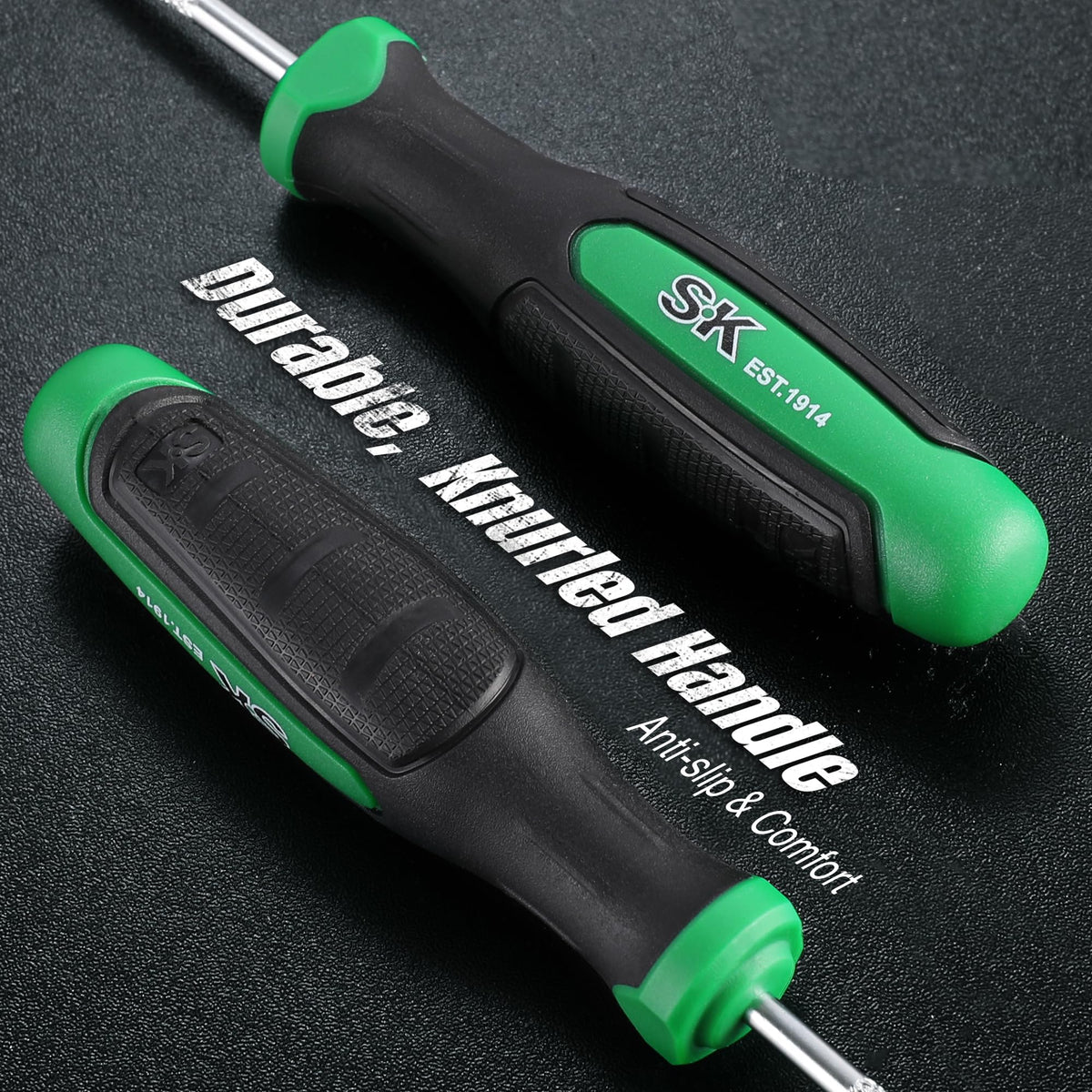 SK 4 Piece Hook and Pick Set hardened steel shafts withstand demanding tasks.
