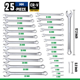SK offset design 15-degree wrench demonstrates deep fastener access